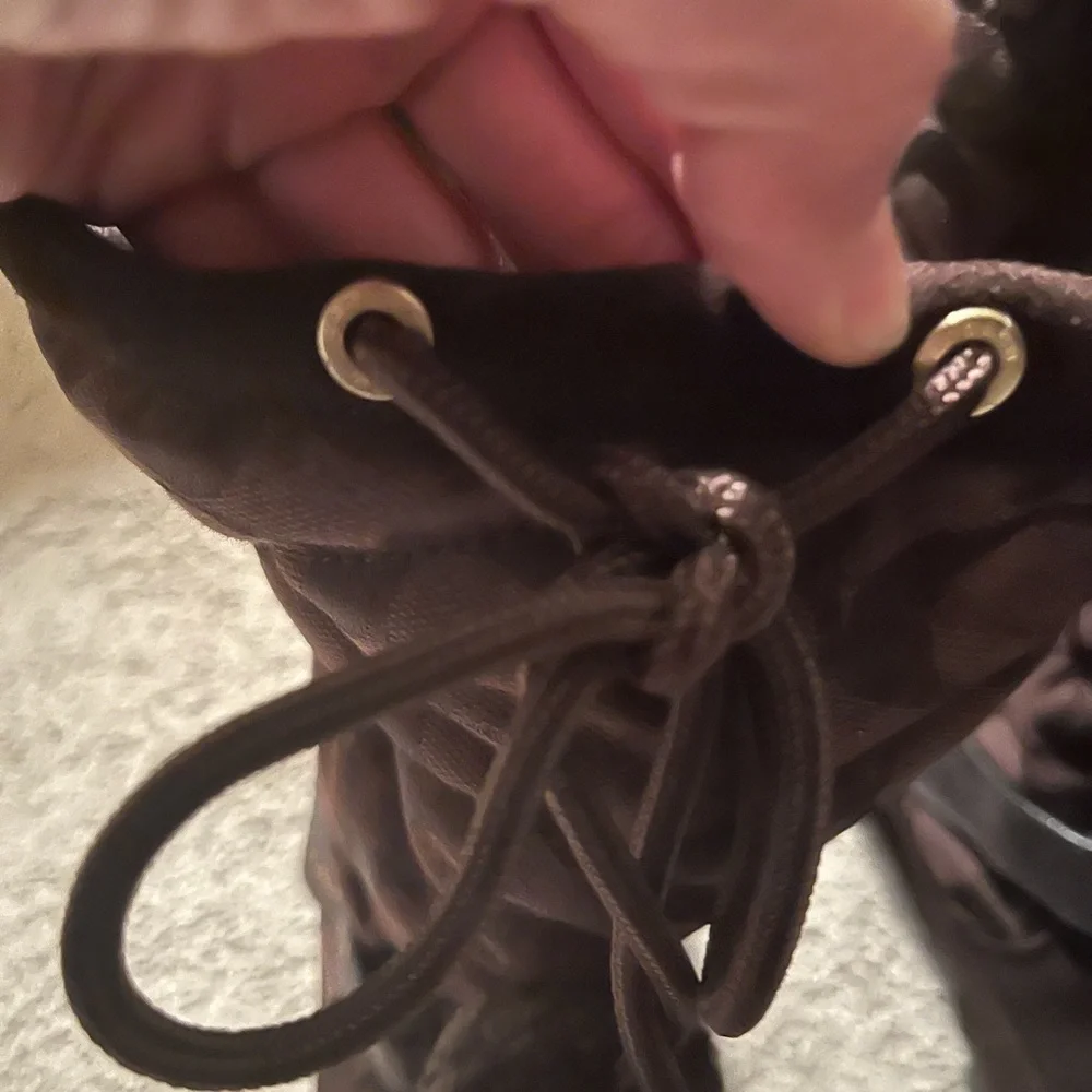 Coach Juniper Suede Boot Style A7311 brown. Size 7. - Picture 4 of 11